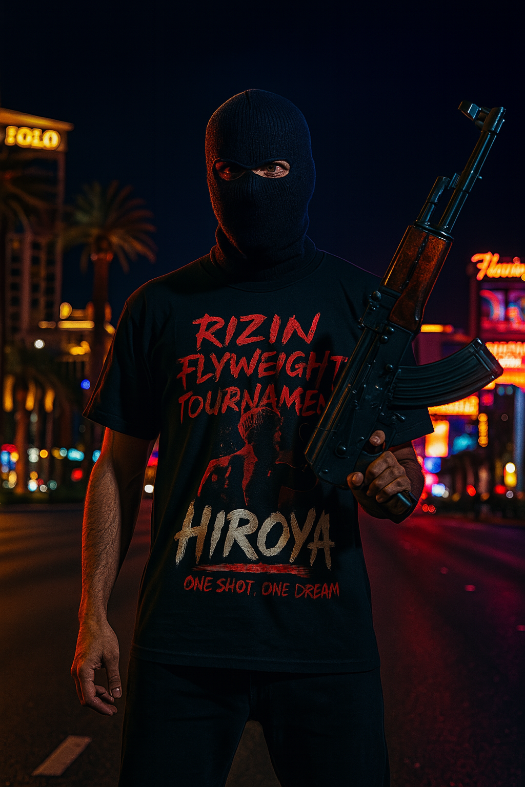 【応援Tシャツ】ビッグシルエット 超RIZIN4 真夏の喧嘩祭り 戦闘服