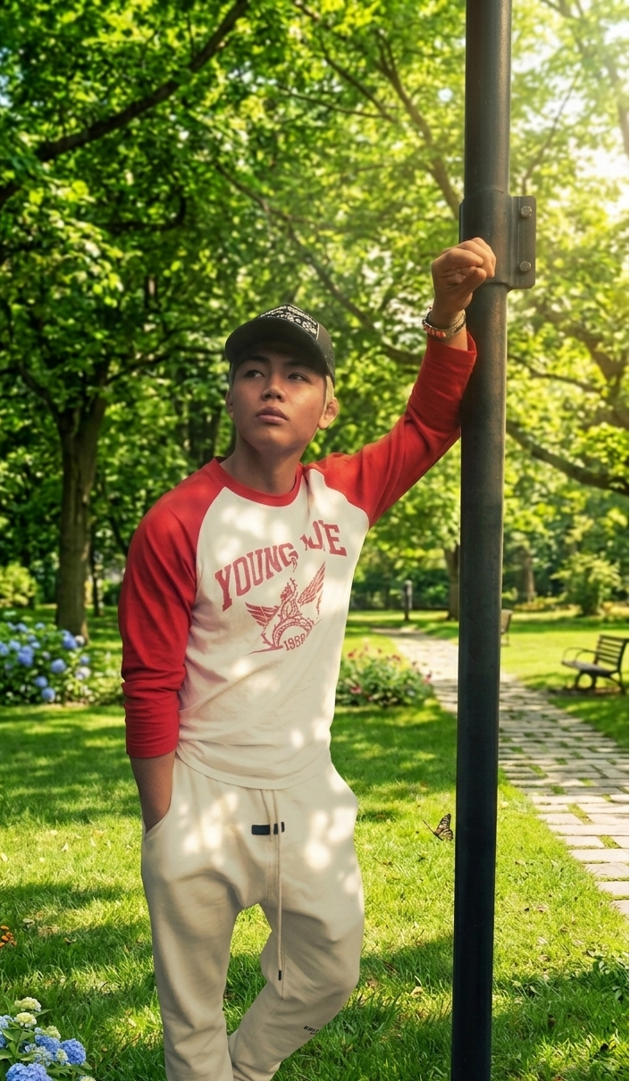 2026新作YOUNG LOVEラグランT【レッド】 – Young gun