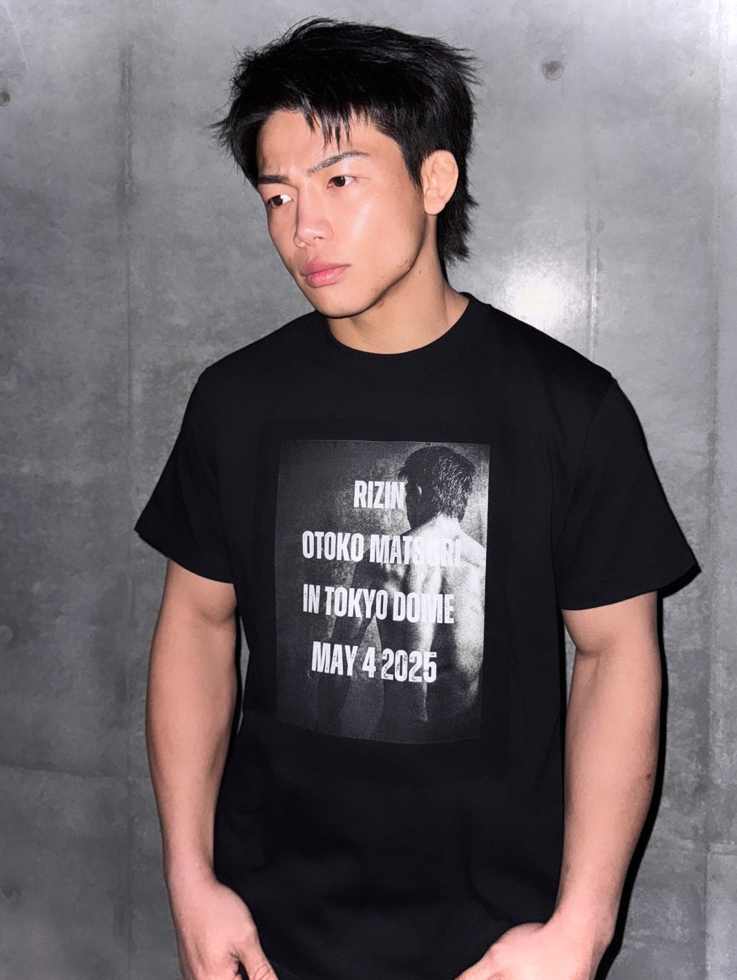 黒　RIZIN男祭り　限定応援Tシャツ