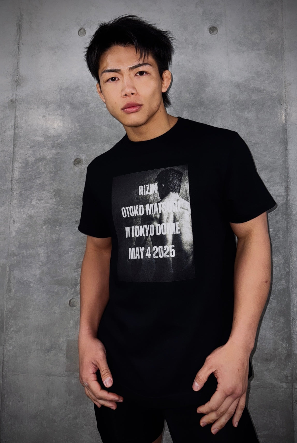 黒　RIZIN男祭り　限定応援Tシャツ