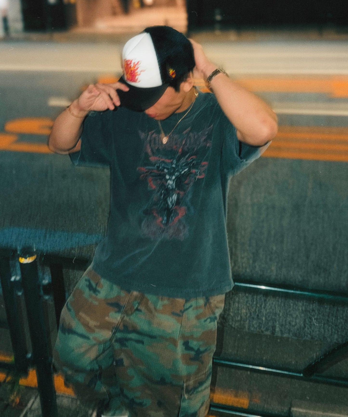 【応援Tシャツ】RYOKKE DRAWコラボ　ビッグシルエット　＜シャドー＞
