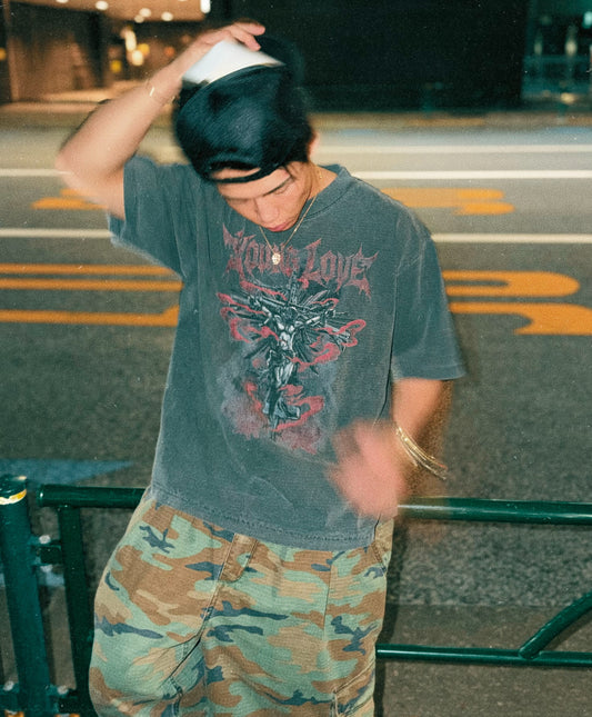 【応援Tシャツ】RYOKKE DRAWコラボ　ビッグシルエット　＜シャドー＞