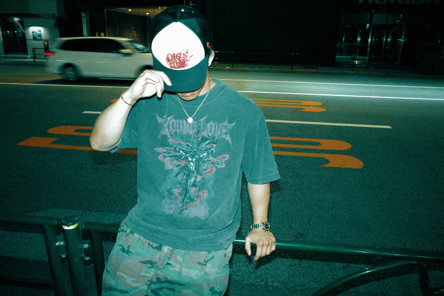 【応援Tシャツ】RYOKKE DRAWコラボ　ビッグシルエット　＜シャドー＞