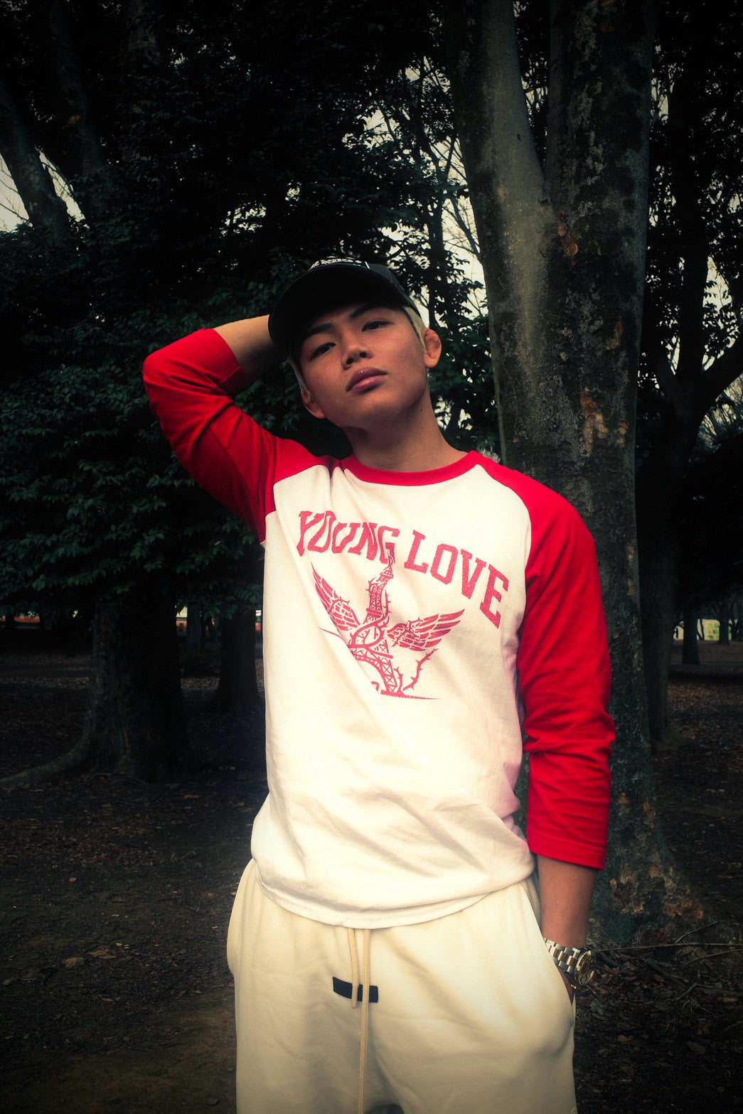 2026新作YOUNG LOVEラグランT【レッド】 – Young gun